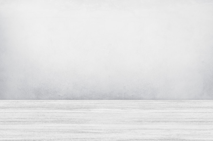 Photo gratuit mur blanc avec fond de produit de sol gris