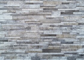 Mur blanc de surface de tons de gris mur de pierre
