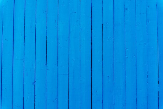 mur en bois bleu