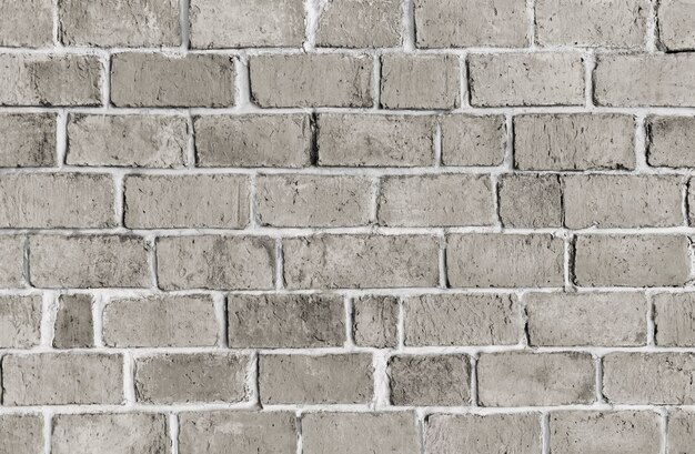 Mur de brique gris texturé