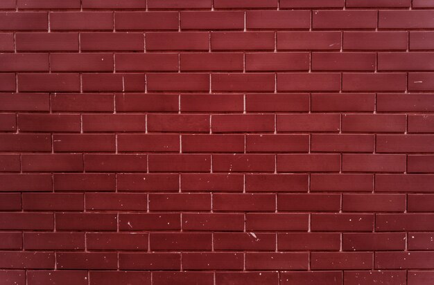 Mur de brique rouge clair