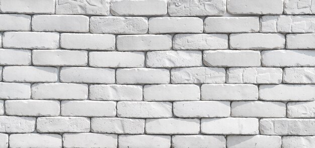 Mur de briques blanches