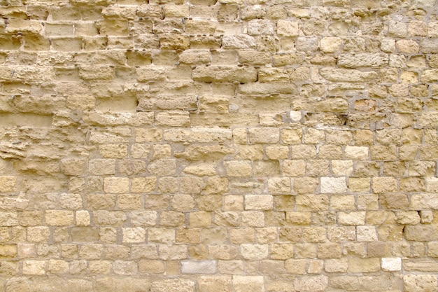 mur de briques jaune