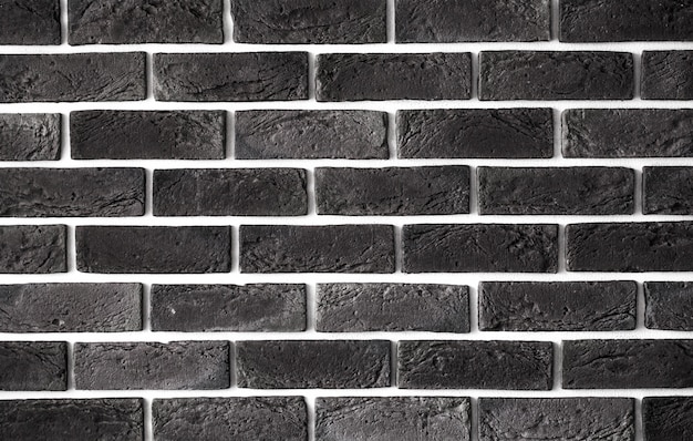 Photo gratuite mur de briques marron foncé, back-phonon créatif, gros plan