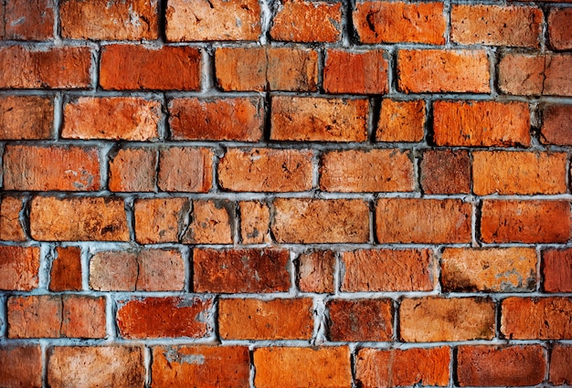 Mur de briques texturées classique