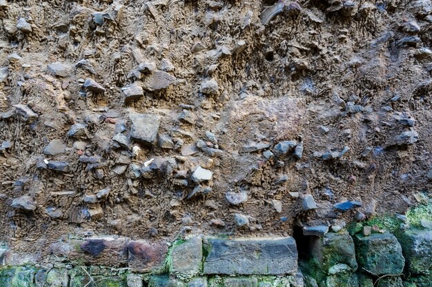 Mur de pavés