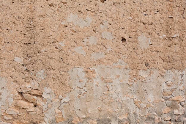 Mur de pierre dans des tons beiges