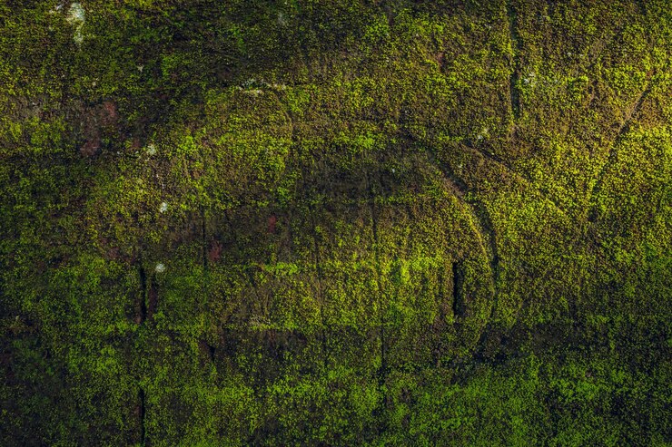 Mur de pierre Nature Texture avec verdure