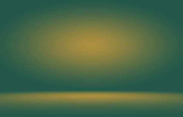 Mur de studio dégradé jaune or de luxe abstrait, bien utilisé comme arrière-plan, mise en page, bannière et présentation du produit.