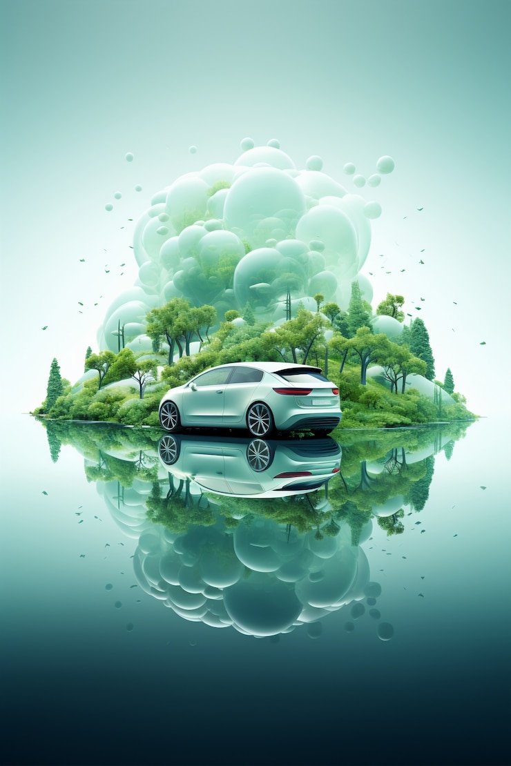 Photo gratuit la nature étouffée par la pollution au co2