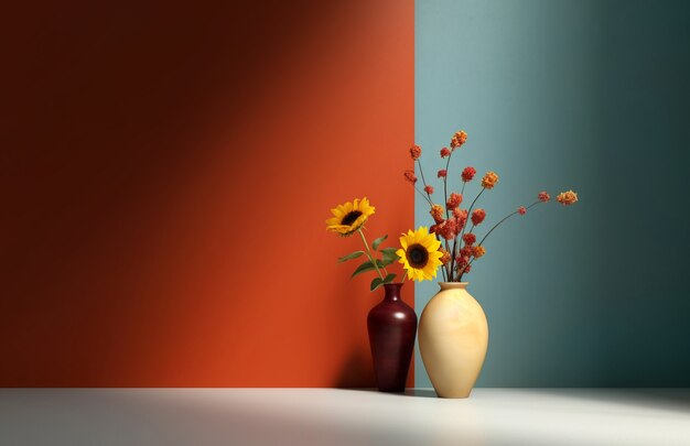 Nature morte au bouquet de tournesol