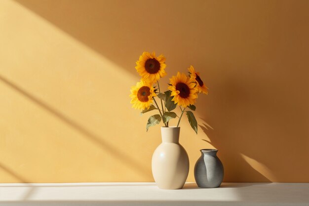 Nature morte au bouquet de tournesol