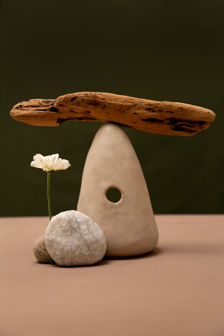Photo gratuit nature morte aux plantes déco