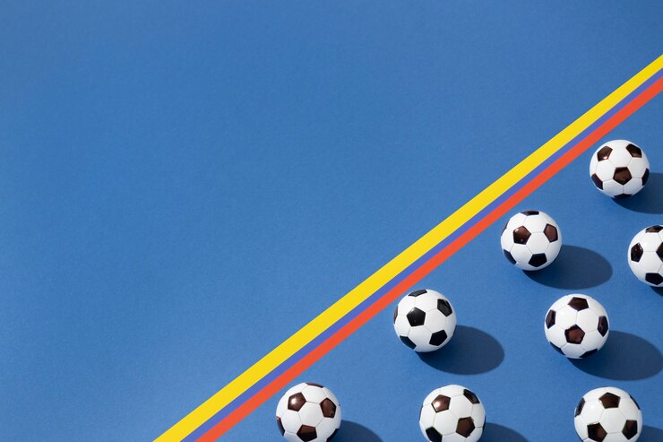 Photo gratuit nature morte de l'équipe nationale de football de colombie