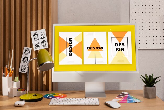 La nature morte de la journée du design graphique