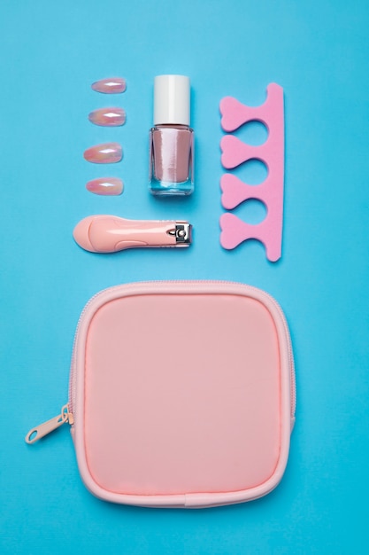 Nature morte d'outils pour nail art