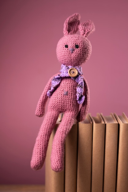 La nature morte des peluches au crochet