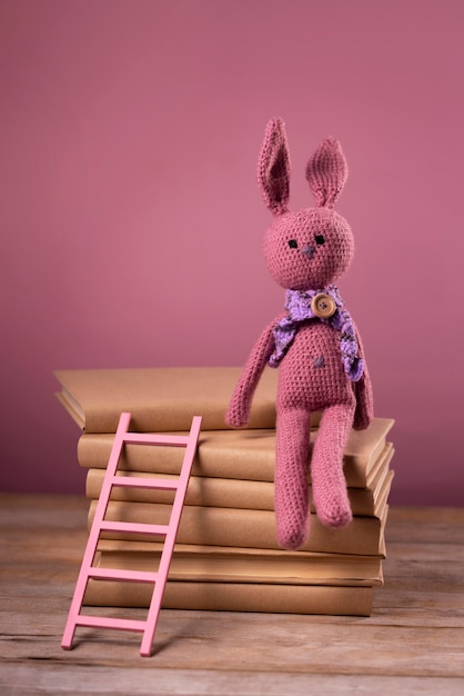 La nature morte des peluches au crochet