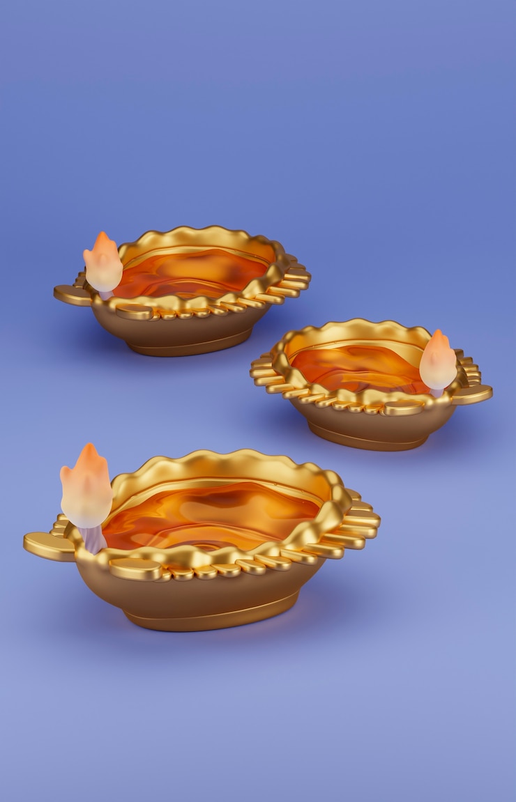 Photo gratuit nature morte pour la célébration de diwali