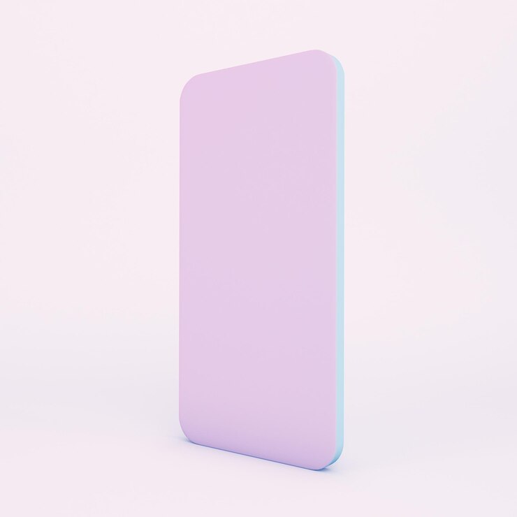 Photo gratuit nettoyer le côté droit du téléphone de dessin animé