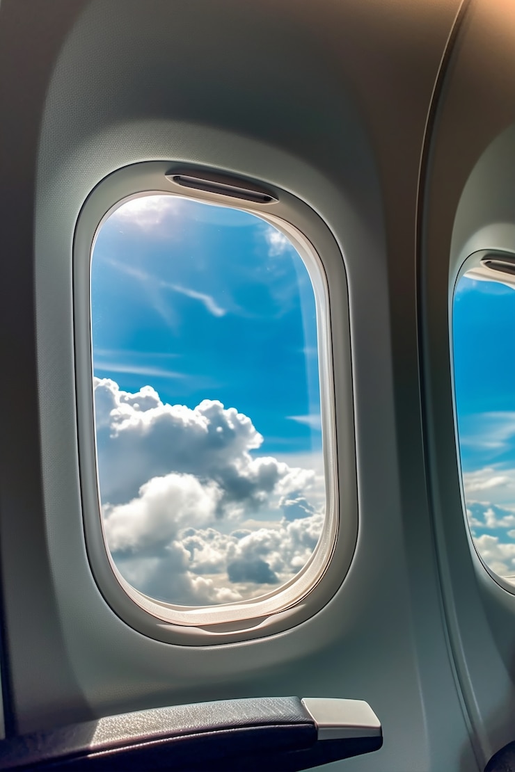 Photo gratuit nettoyer l'intérieur de l'avion