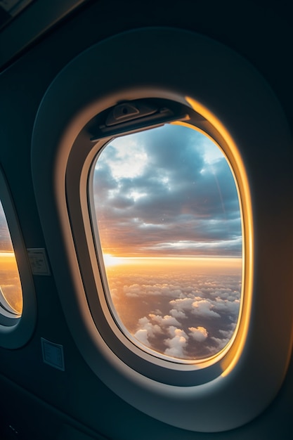 Photo gratuite nettoyer l'intérieur de l'avion