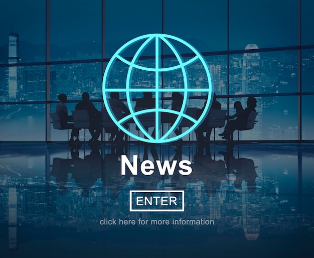 News News News Feed Report Information Concept