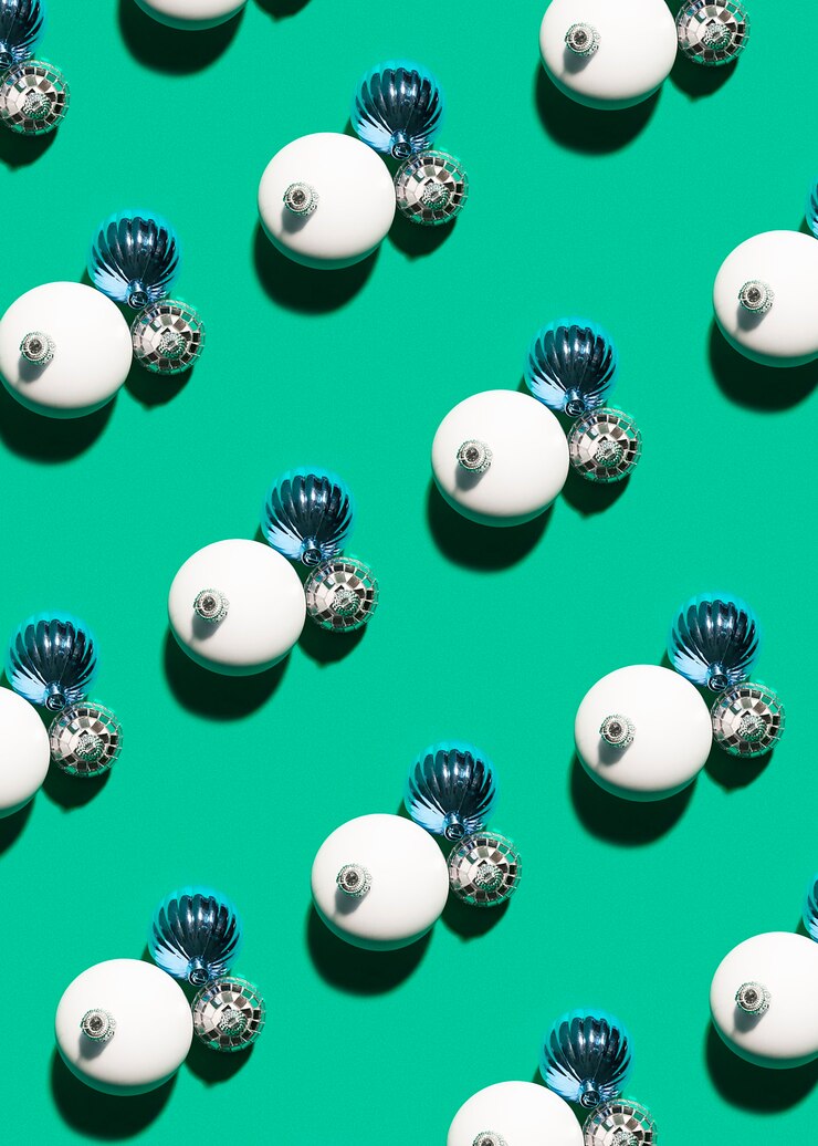Photo gratuit de nombreuses boules décoratives