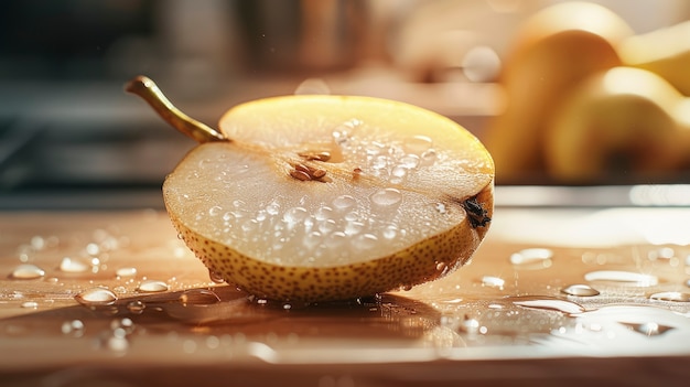 Photo gratuite nourriture crue avec des gouttes d'eau