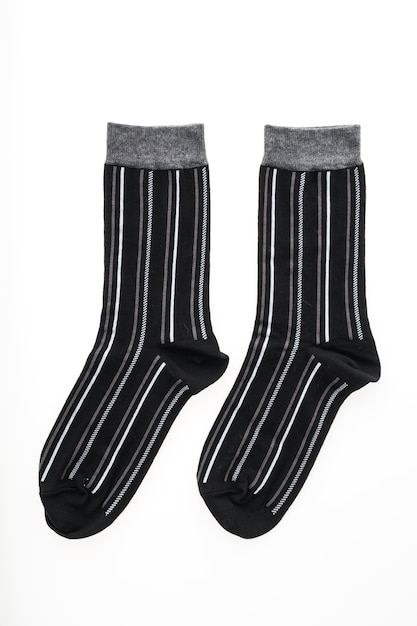 Photo gratuite nouvelles chaussettes isolé sur blanc