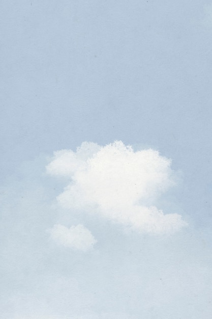 Photo gratuite nuage de fond sur l'illustration du ciel bleu