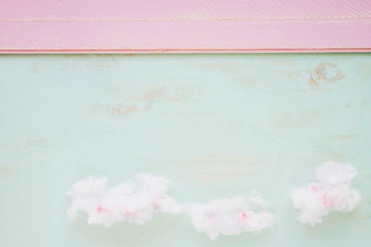 Photo gratuit nuage moelleux contre toile de fond de texture couleur