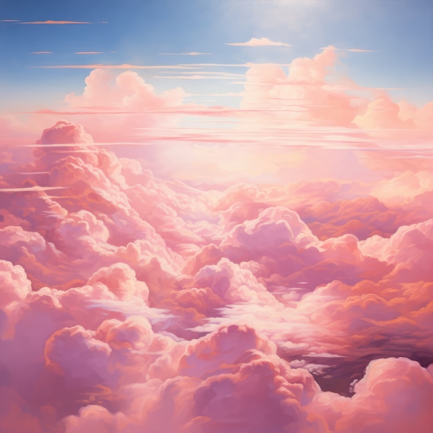 Photo gratuite des nuages de style fantastique