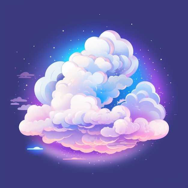 Photo gratuite des nuages de style fantastique