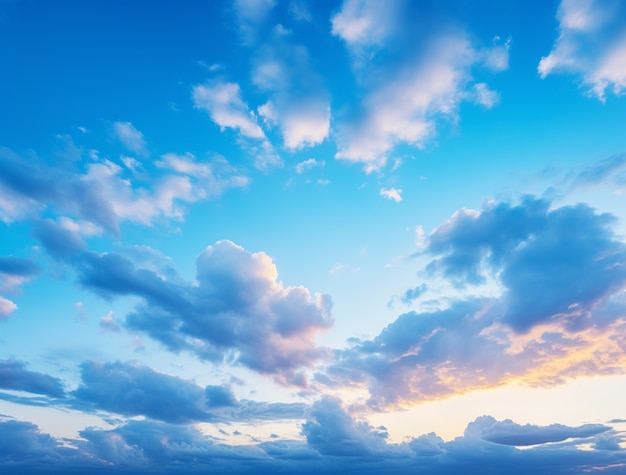 Des nuages de style photoréaliste