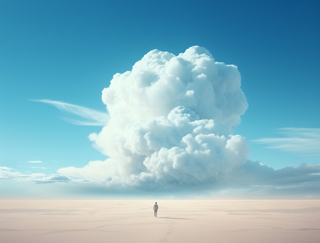 Des nuages de style photoréaliste