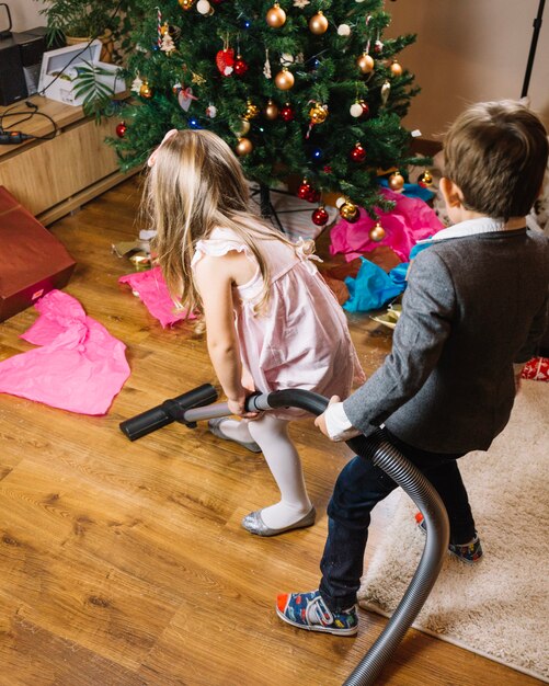 Nuit de Noël avec de jeunes enfants