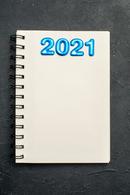 Numéro 2021 sur cahier