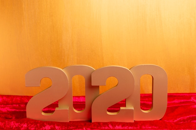 Numéro du nouvel an chinois avec espace de copie