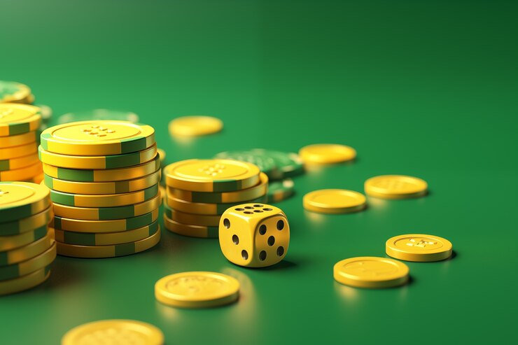 Photo gratuit un objet de casino tridimensionnel