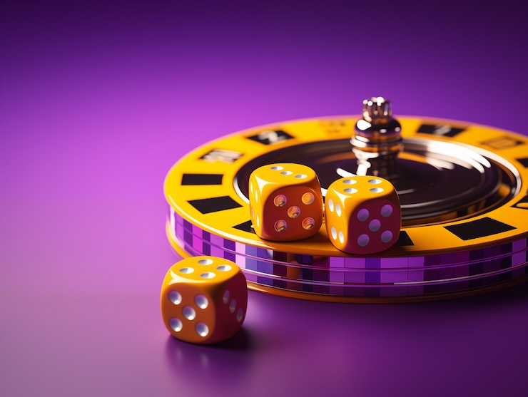 Photo gratuit un objet de casino tridimensionnel