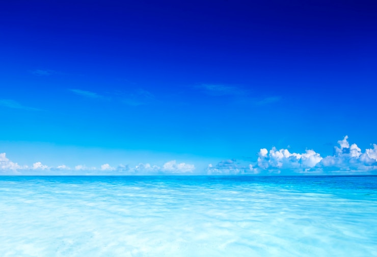 Photo gratuit océan bleu aux samoa