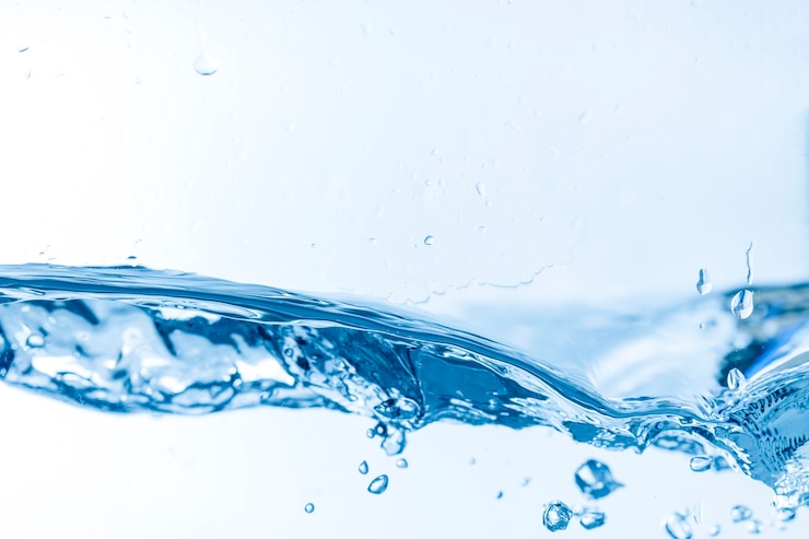 Photo gratuit onde d&#39;eau avec des bulles