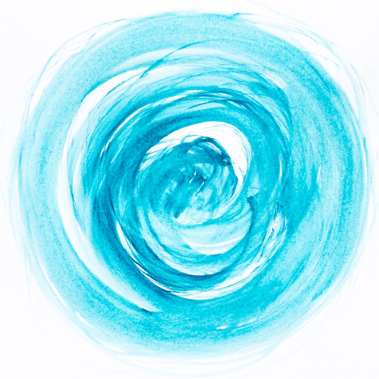 Photo gratuit ondulation de l'eau aquarelle