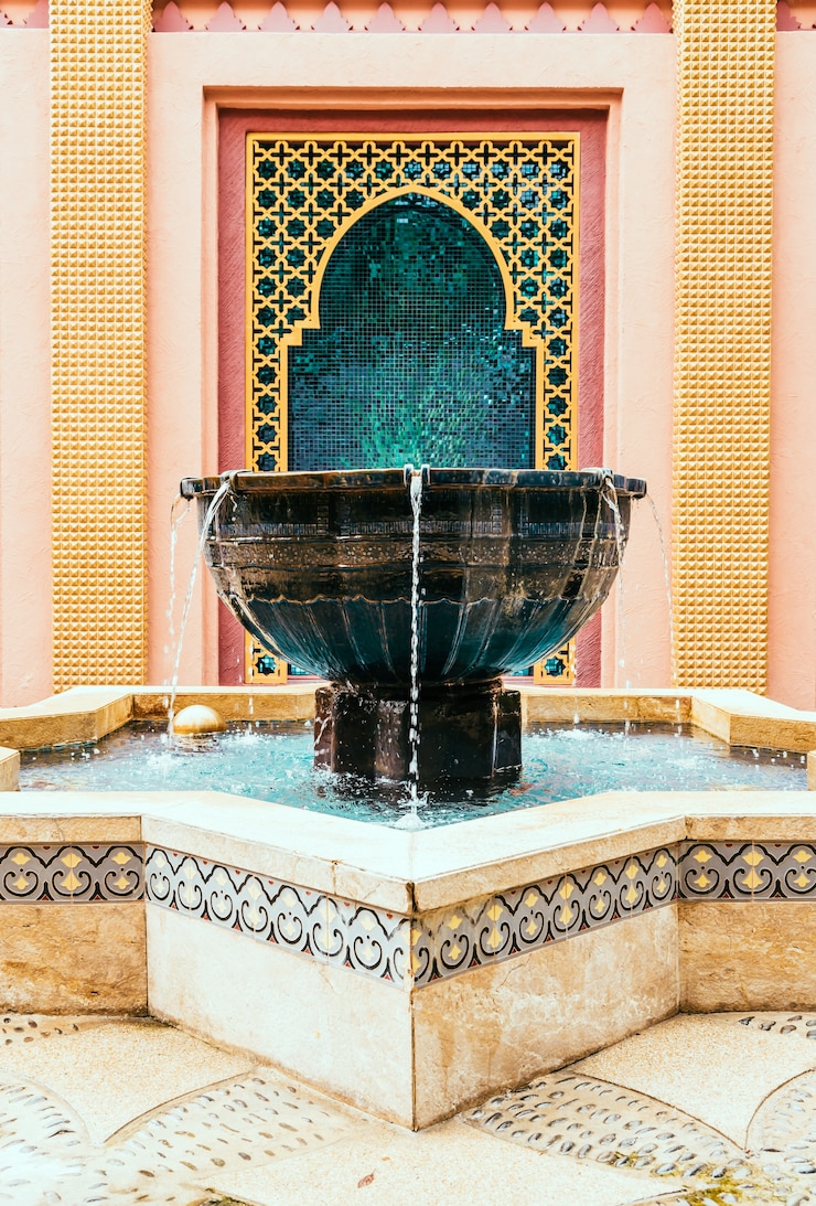 Photo gratuit ornement décoratif marocain blanc belle