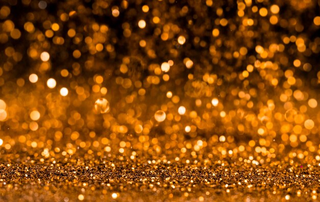 Paillettes d'or brillant