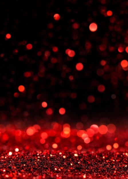 Paillettes scintillantes rouges