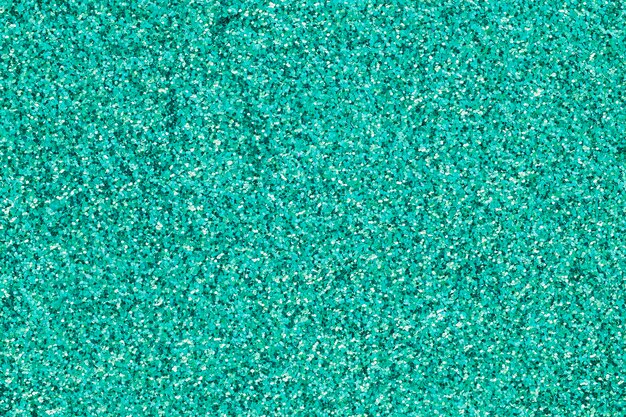 Paillettes turquoise coloré dans la pile