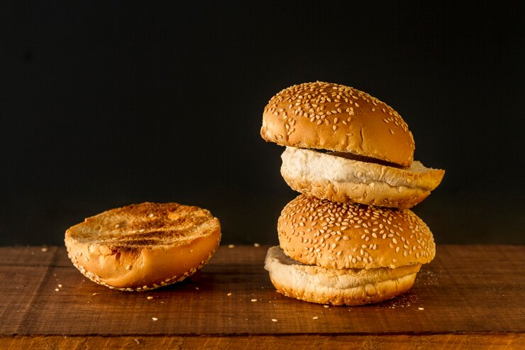 Photo gratuit pains à hamburger