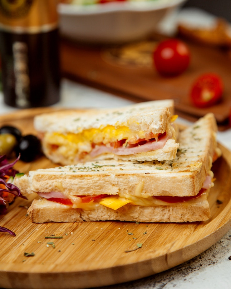 Photo gratuit une paire de sandwichs